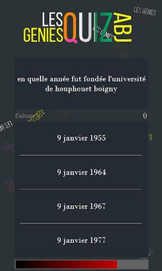 LES GENIES QUIZ ABIDJAN 2021 - Screenshot 1