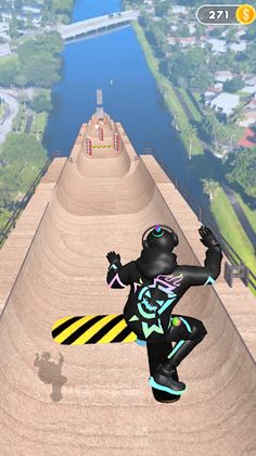 Ragdoll down hill Racing - Screenshot 3