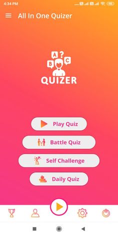 All In One Quizzer - Online Qu - Screenshot 1
