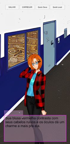Namoro Escolar Visual Novel - Screenshot 1