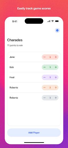 ScoreTracker - Screenshot 1
