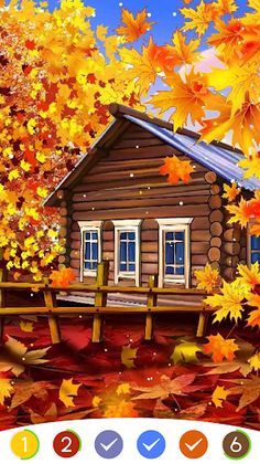 Autumn Coloring Book - Screenshot 1