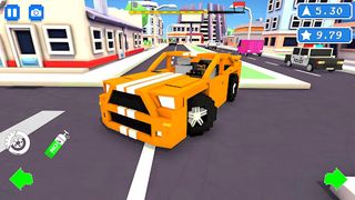 Blocky Racing Game- Car Game - Screenshot 1