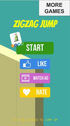 Tap for Fun: Zigzag Jump - Screenshot 2