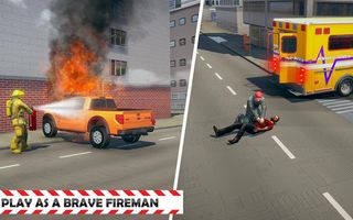 Firefighter Truck Simulator 3D - Screenshot 2