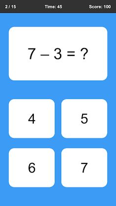 Math Game - Screenshot 2