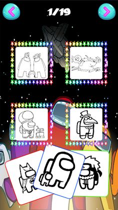 Among US Coloring - Screenshot 2