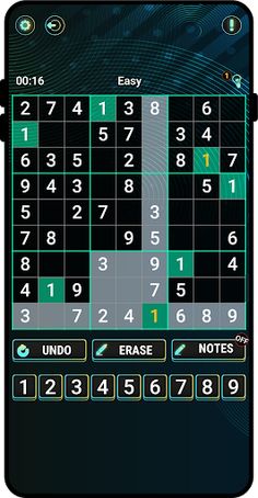 Glow Sudoku - Puzzle Game - Screenshot 3