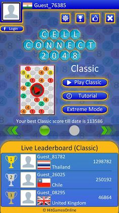 2048 Cell Connect Puzzle - Screenshot 1