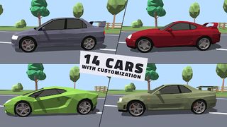 Polygon Drift: Traffic Racing - Screenshot 2
