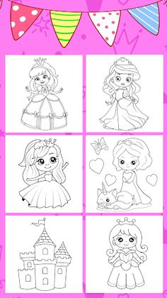 Princess Coloring: Paint Game - Screenshot 4