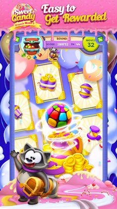 Sweet Candy Friends Match 3 - Screenshot 2