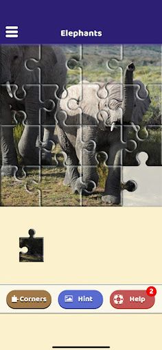 Elephant Love Puzzle - Screenshot 2