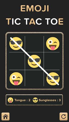 Tic tac toe Emoji - Screenshot 1