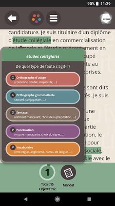 Détecteur de fautes - Screenshot 3