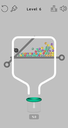 Balls in Cup game - Screenshot 2