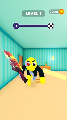 Monsters At Home: Sword Slice - Screenshot 1