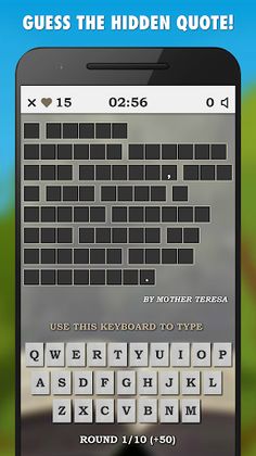 Famous Quotes Guessing Game - Screenshot 1