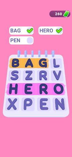 Word Search 3D - Screenshot 2