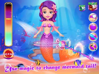 Mermaid Princess Waxing, Hair - Screenshot 3