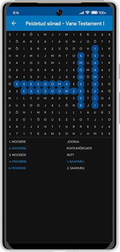 Piibli peidetud sõnad - Screenshot 2