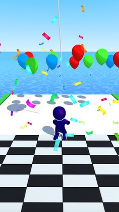 Balloon Fly Running 3D - Screenshot 3
