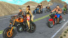 Gangster Bike: Real Race Game - Screenshot 3