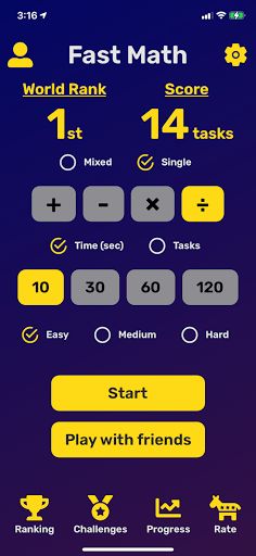 Speed Math - Human Calculator - Screenshot 2