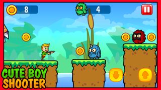 Cute Boy Shooter Running Shoes - Screenshot 1