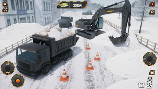 Snow Excavator: Crane Game - Screenshot 2