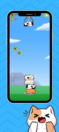 Cute Paw Tower: çılgın kule - Screenshot 2