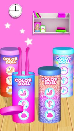 Doll Color Reveal Suprise Game - Screenshot 4