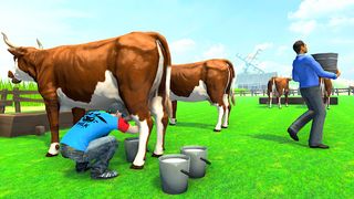Cow Milk Delivery Town Games - Screenshot 2