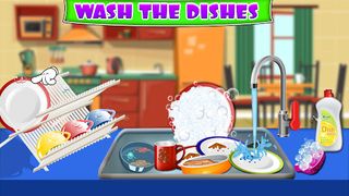 Kitchen Cleaning House Games - Screenshot 1