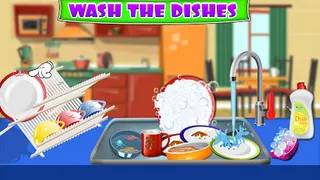 Kitchen Cleaning House Games - Screenshot 1