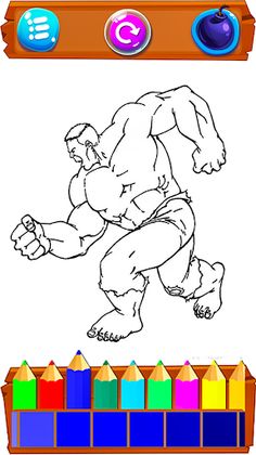 Super Hero Cartoons Coloring - Screenshot 2