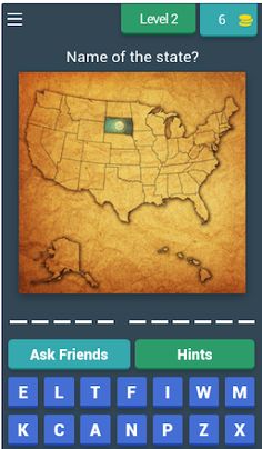 States of the USA - quiz - Screenshot 2