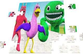 Garten of Banban Jigsaw game - Screenshot 1