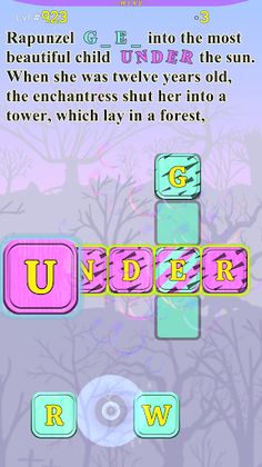 Grimms' Fairy Tales Crossword - Screenshot 1