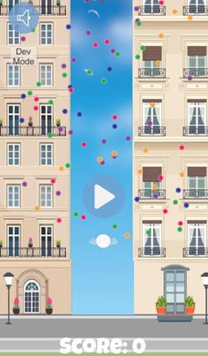 Tap Color Bird: Sky Roller Bal - Screenshot 2