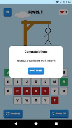 Hangman Game - Easy Words - Screenshot 4