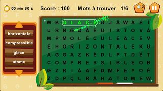 Mots mêlés scientifiques - Screenshot 3