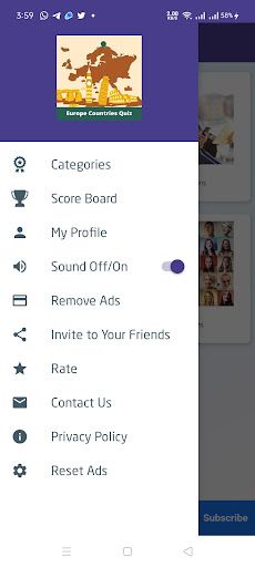 Europe Countries Quiz - Screenshot 4