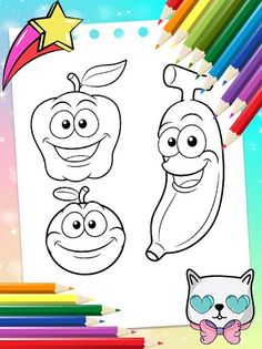 Fruits Coloring Book - Screenshot 1