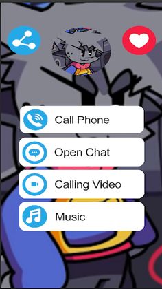 Kapi FNF chat video call - Screenshot 3