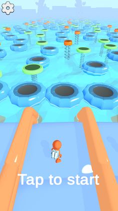 Trampoline Race - Screenshot 1