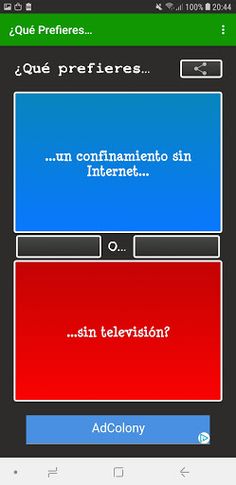 Qué Prefieres ..? En español - Screenshot 1