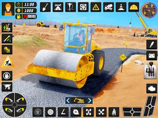 City Road Construction Game 3D - Screenshot 1