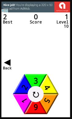 1 to 6 - Number & Colour Game - Screenshot 2
