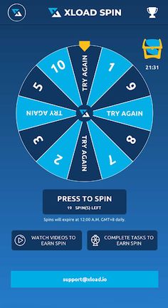 XLOAD Spin - Get Free Mobile T - Screenshot 1